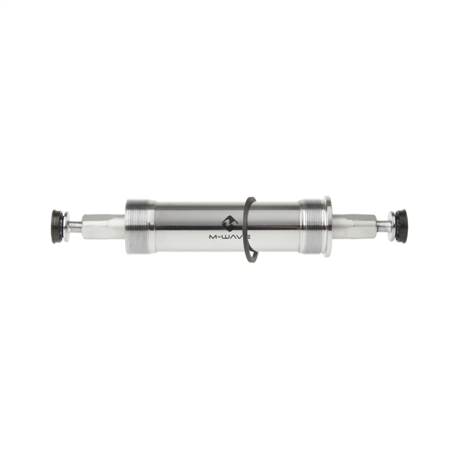 M-Wave Trapas voor fatbike - 179.5 mm - 120 mm BSA - vierkante bevestiging - zilver