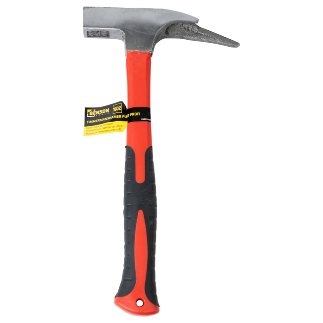 Hofftech Timmermanshamer - Magnetische Spijkerhouder - Ergonomische Greep - 900 Gram