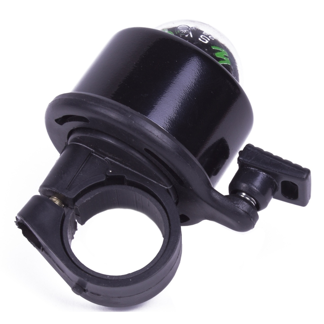 Benson Fietsbel met kompas - 40 mm - zwart - eenvoudige montage