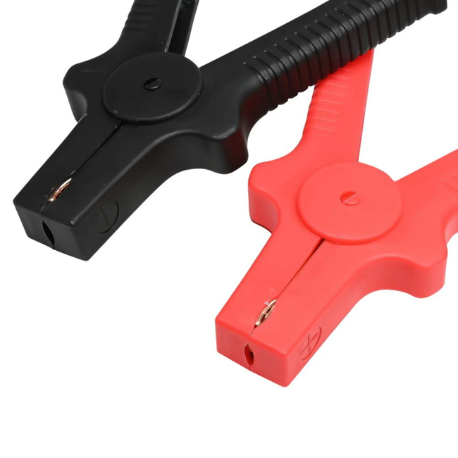 Benson Startkabels - Volledig geïsoleerde veerklemmen - 800 Ampère - 2 meter - Inclusief opbergtas