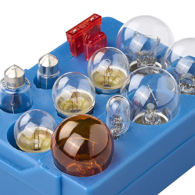 ProPlus Reservelampenset voor aanhanger en caravan - 12 volt - 12-delig