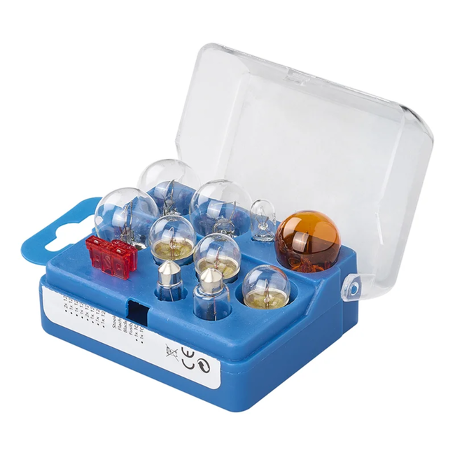 ProPlus Reservelampenset voor aanhanger en caravan - 12 volt - 12-delig