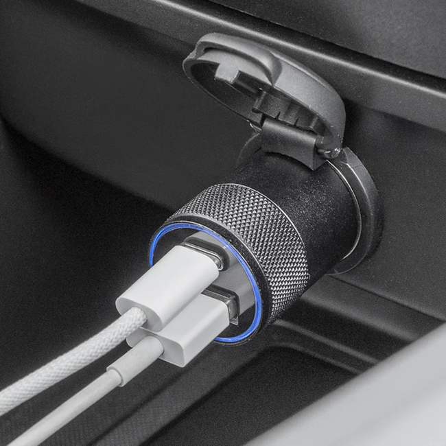 ProPlus Snellader auto - dubbele USB - 12/24V - 36W - type A + C poorten