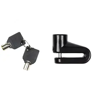 Stahlex Schijfremslot met houder - weerbestendig - Ø 5.5 mm - inclusief 2 sleutels