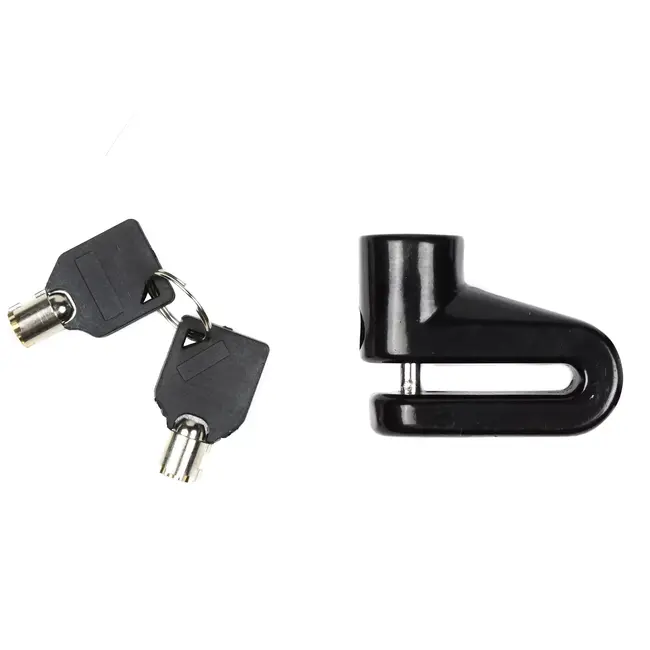 Stahlex Schijfremslot met houder - weerbestendig - Ø 5.5 mm - inclusief 2 sleutels