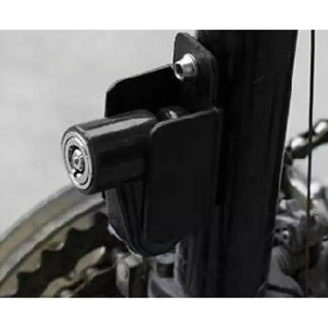 Stahlex Schijfremslot met houder - weerbestendig - Ø 5.5 mm - inclusief 2 sleutels