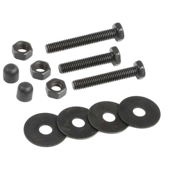 M-Wave Spatbordenset - Variabele Clipbevestiging - Lange Spatbescherming - Kunststof - 26-29 inch - Zwart