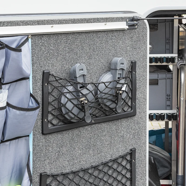 ProPlus Elastisch opbergnet - Inclusief kunststof frame - 415 x 210 mm - Zwart