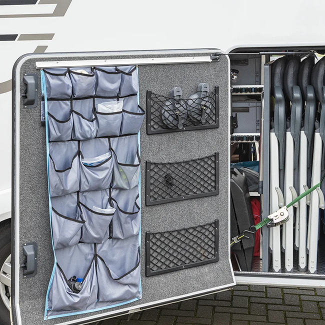 ProPlus Elastisch opbergnet - Inclusief kunststof frame - 415 x 210 mm - Zwart