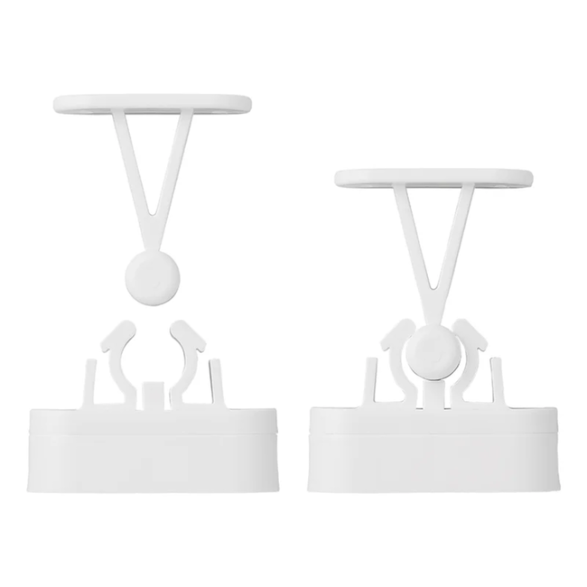 ProPlus Deurvanger - Flexibele klem - Wit - 2-delig - Windbestendig