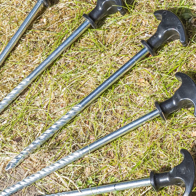 ProPlus Tentharing 20,5 cm - Schroefbaar - Gegalvaniseerd Staal met Kunststof Kop