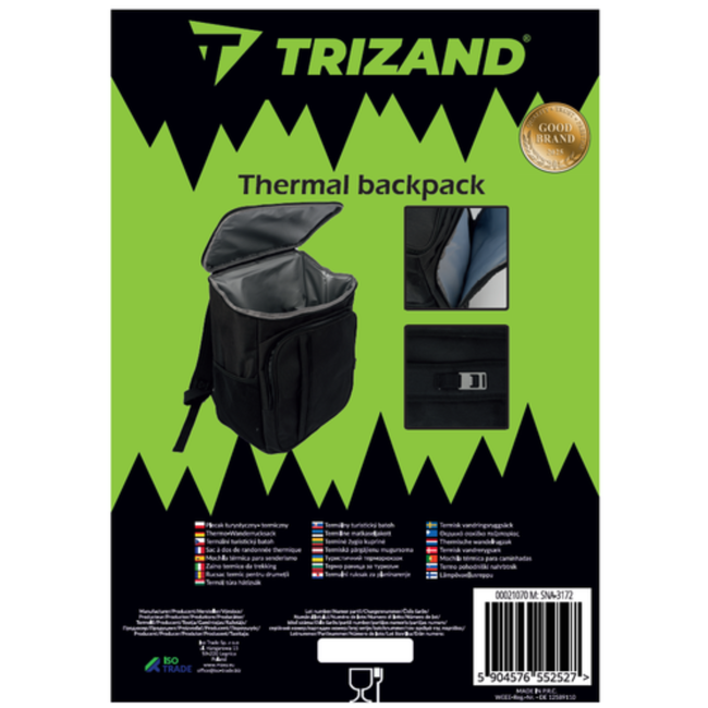 Trizand Thermische Rugzak - 26L - Waterdicht en Lekvrij - Perfect voor Picknicks en Reizen