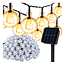Gardlov Solar Lichtslinger 12m IP65 – Waterdichte Buitenverlichting met 100 LED-bollen