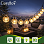 Gardlov Solar Lichtslinger 12m IP65 – Waterdichte Buitenverlichting met 100 LED-bollen