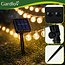 Gardlov Solar Lichtslinger 12m IP65 – Waterdichte Buitenverlichting met 100 LED-bollen