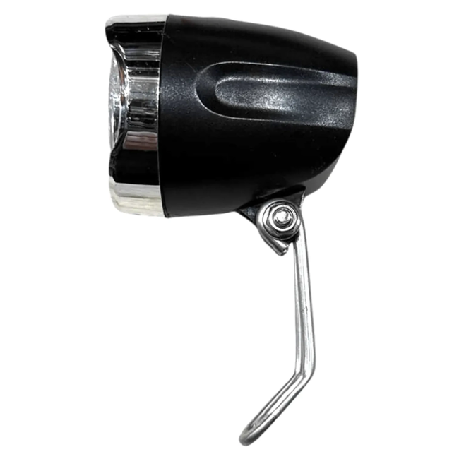 Falkx Koplamp LED - Krachtige verlichting - 500m zicht - Inclusief batterijen - RVS montagebeugel - Zwart