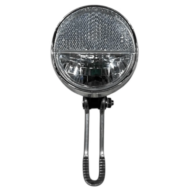 Falkx Koplamp LED - Krachtige verlichting - 500m zicht - Inclusief batterijen - RVS montagebeugel - Zwart