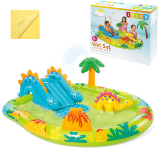 Intex Kinder waterspeelplaats met glijbaan en sproeier 191 x 152 x 58 cm voor buiten