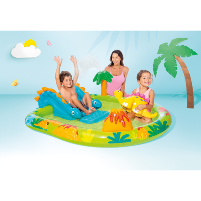 Intex Kinder waterspeelplaats met glijbaan en sproeier 191 x 152 x 58 cm voor buiten