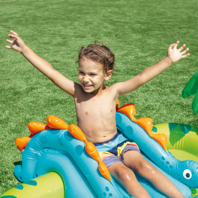 Intex Kinder waterspeelplaats met glijbaan en sproeier 191 x 152 x 58 cm voor buiten