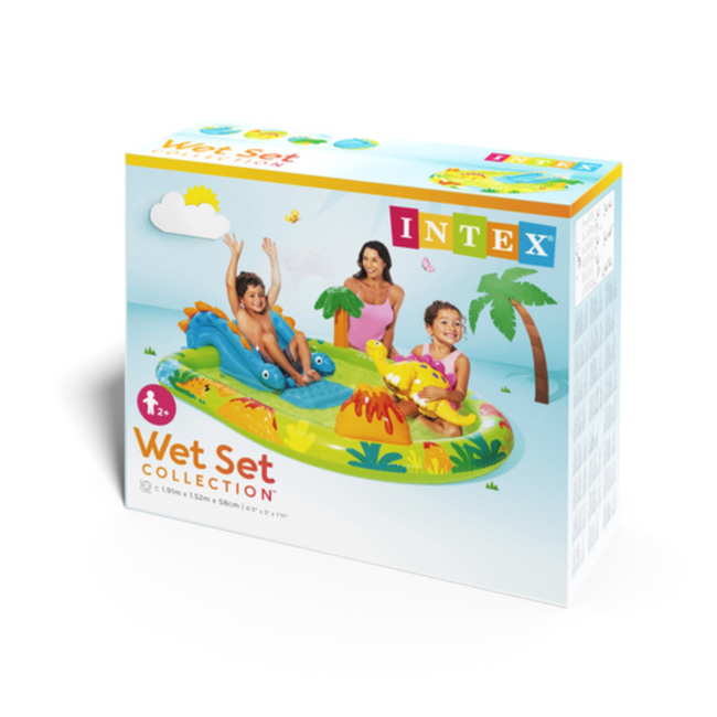 Intex Kinder waterspeelplaats met glijbaan en sproeier 191 x 152 x 58 cm voor buiten