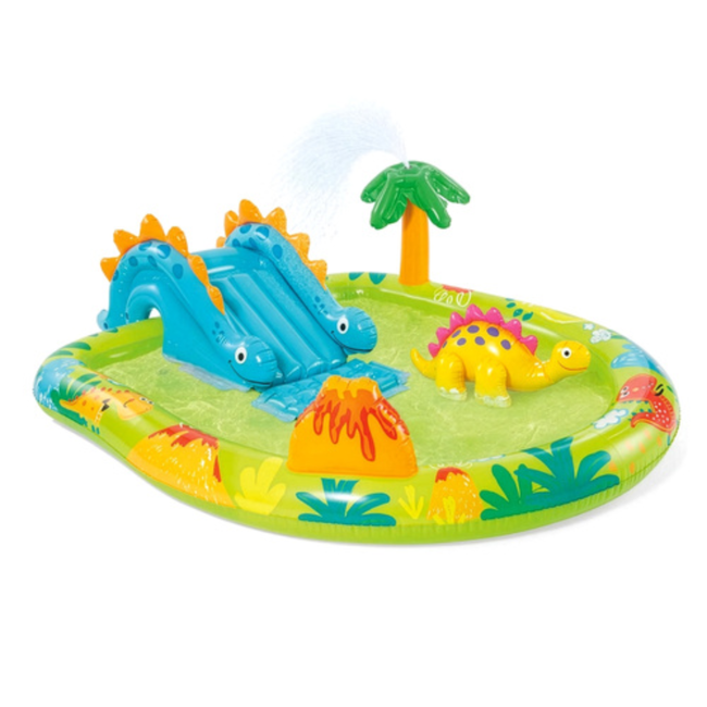 Intex Kinder waterspeelplaats met glijbaan en sproeier 191 x 152 x 58 cm voor buiten