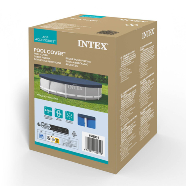 Intex Ronde zwembadhoes 366 cm met koord en afvoergaten voor frame zwembad