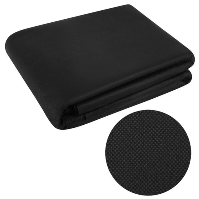 Gardlov Zwart agrotextiel 1,6 x 20 m 50 g/m² voor tuin, moestuin en onkruidbeheersing