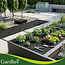 Gardlov Zwart agrotextiel 1,6 x 20 m 50 g/m² voor tuin, moestuin en onkruidbeheersing