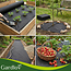 Gardlov Zwart agrotextiel 1,6 x 20 m 50 g/m² voor tuin, moestuin en onkruidbeheersing