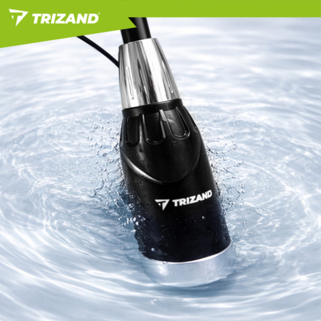 Trizand Draadloze campingdouche 2200 mAh met pomp, 1,8 m slang en waterbestendige behuizing