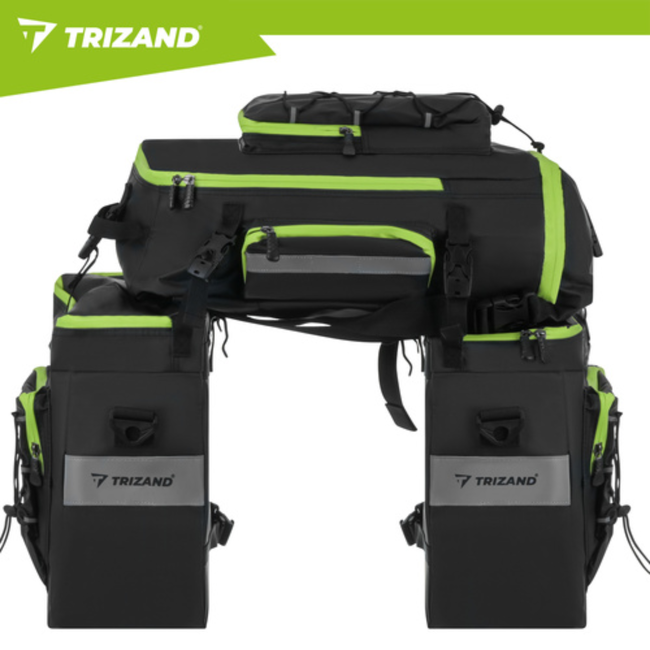 Trizand Draadloze campingdouche 2200 mAh met pomp, 1,8 m slang en waterbestendige behuizing