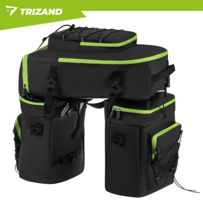 Trizand Draadloze campingdouche 2200 mAh met pomp, 1,8 m slang en waterbestendige behuizing