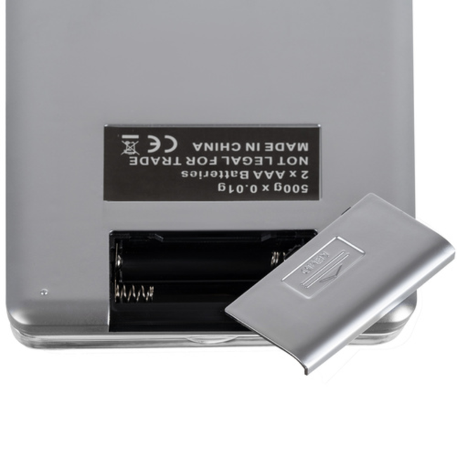 Ruhhy Digitale precisie weegschaal 500 g met lcd-display en tare functie voor keuken en fijne metingen