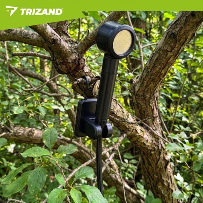 Trizand Oplaadbare campingdouche met pomp, LED-display en 8000 mAh batterij voor camping en tuin