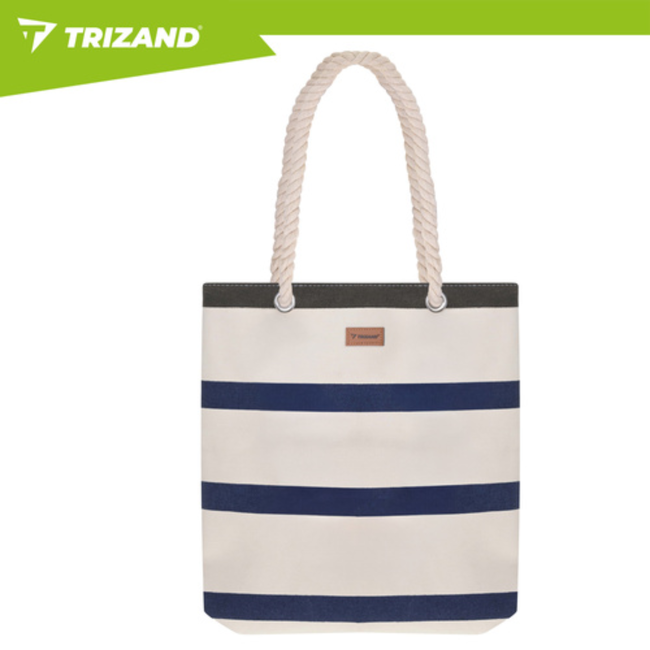 Trizand Grote waterdichte shopper voor strand, picknick en boodschappen met binnenvak en rits