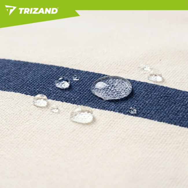 Trizand Grote waterdichte shopper voor strand, picknick en boodschappen met binnenvak en rits