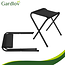 Gardlov Compacte campingtafel met 4 klapstoelen, verstelbare hoogte en koffermodel voor tuin of camping