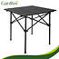 Gardlov Zwarte opvouwbare campingtafel met draaghoes en draagvermogen tot 70 kg voor balkon, terras en camping