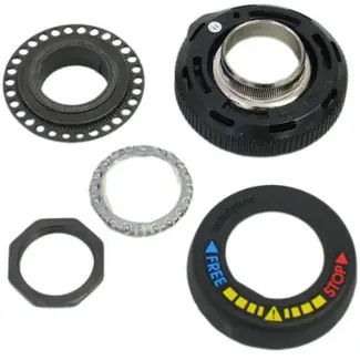 Shimano stuurslot balhoofdstel voor fiets 1 inch x 24 T.P.I. Nexus Ø25.4 mm zwart voor stabiel parkeren