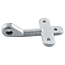 ProPlus Opschroefoog - Staal - 10 cm - Zilver - Type 0
