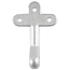 ProPlus Opschroefoog - Staal - 10 cm - Zilver - Type 0