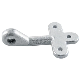 ProPlus Opschroefoog - Staal - 10 cm - Zilver - Voor deuren en achterkleppen