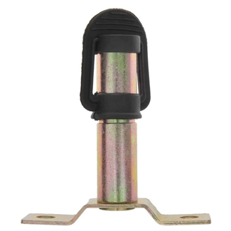 ProPlus Zwaailamp pen - U-bevestiging - rubberen kap - staal - 10 cm - goud/zwart