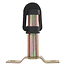 ProPlus Zwaailamp pen - U-bevestiging - rubberen kap - staal - 10 cm - goud/zwart