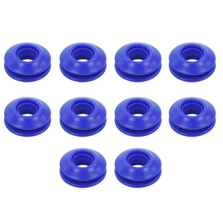 ProPlus Zeilogen - kunststof - 10 mm binnen Ø - 28 mm buiten Ø - blauw - 10 stuks