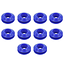 ProPlus Zeilogen - kunststof - 10 mm binnen Ø - 28 mm buiten Ø - blauw - 10 stuks