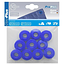 ProPlus Zeilogen - kunststof - 10 mm binnen Ø - 28 mm buiten Ø - blauw - 10 stuks