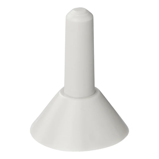 ProPlus Regenkapje voor tentstok - kunststof - wit - Ø 30 mm - lengte 40 mm