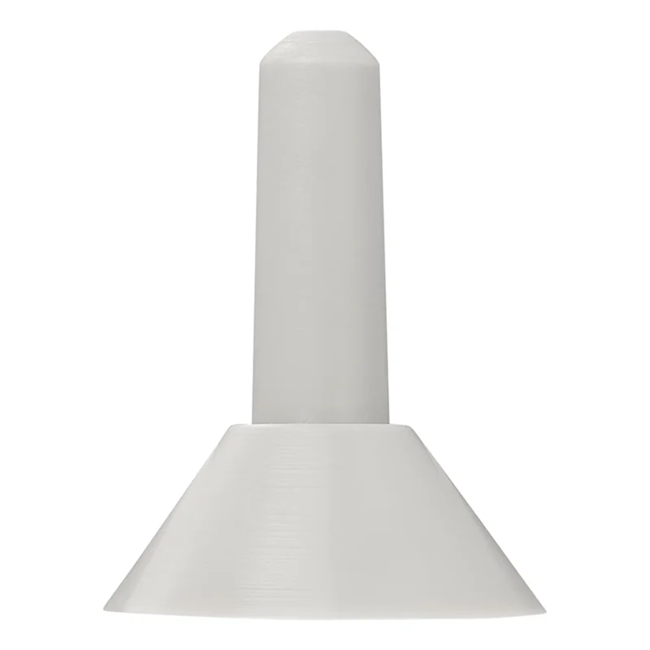 ProPlus Regenkapjes voor tentstokken - Ø 30 mm - kunststof - wit - 4 stuks